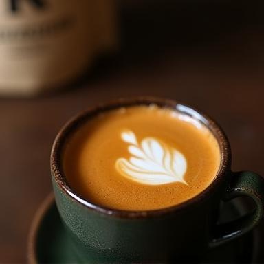 A cup of espresso made with The Bligh Street Blend.